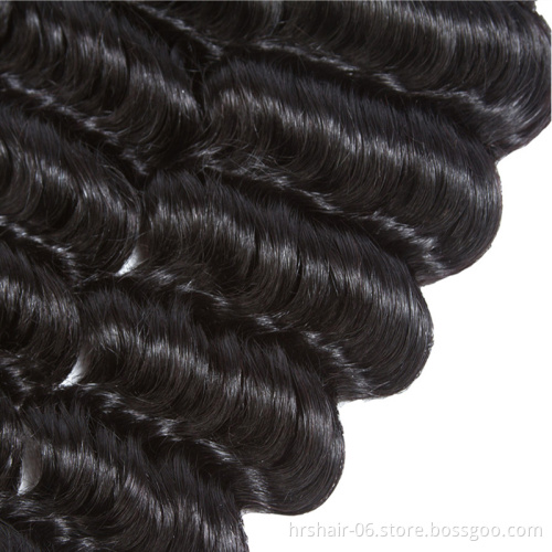 Virgin Cuticle Aligned Hair,Wholesale Virgin Human Hair Weave Bundle Vendor,high-quality Virgin Brazilian deep wave Hair Bundles